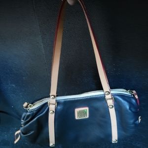 Dooney & Bourke Small Emma Bag Leaf Black Leather